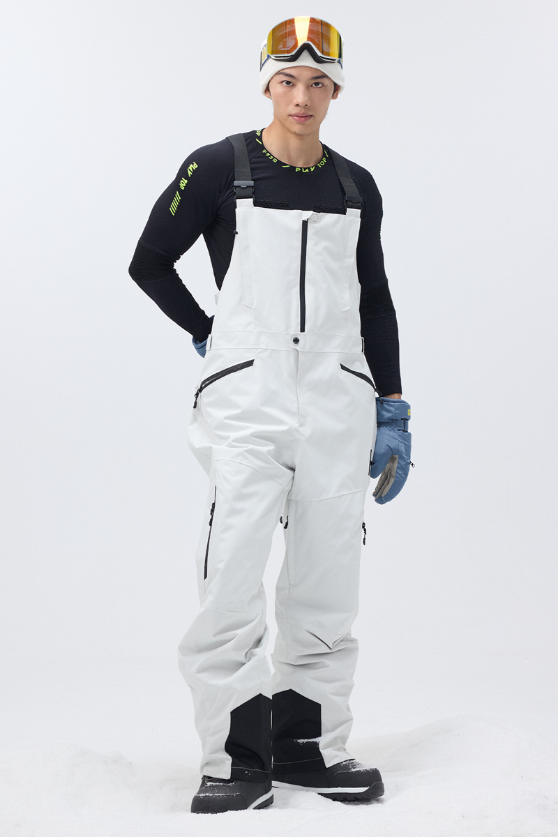 CAPELIN スノーボードウェア ホワイト/ブラック Men's Link Snowboarding Jacket | CAPELIN CREW