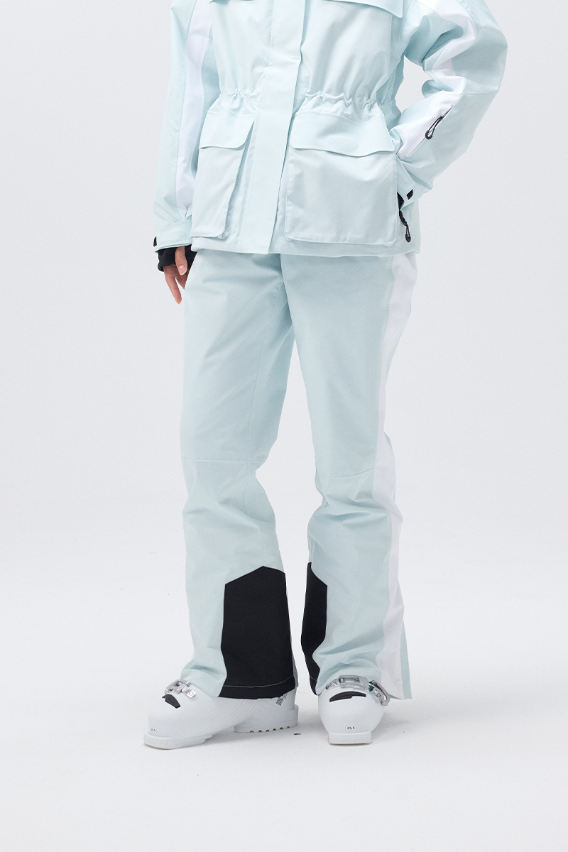 Ski Wear Light Blue Womens Ski Pants Montec Kirin W Ski Pants