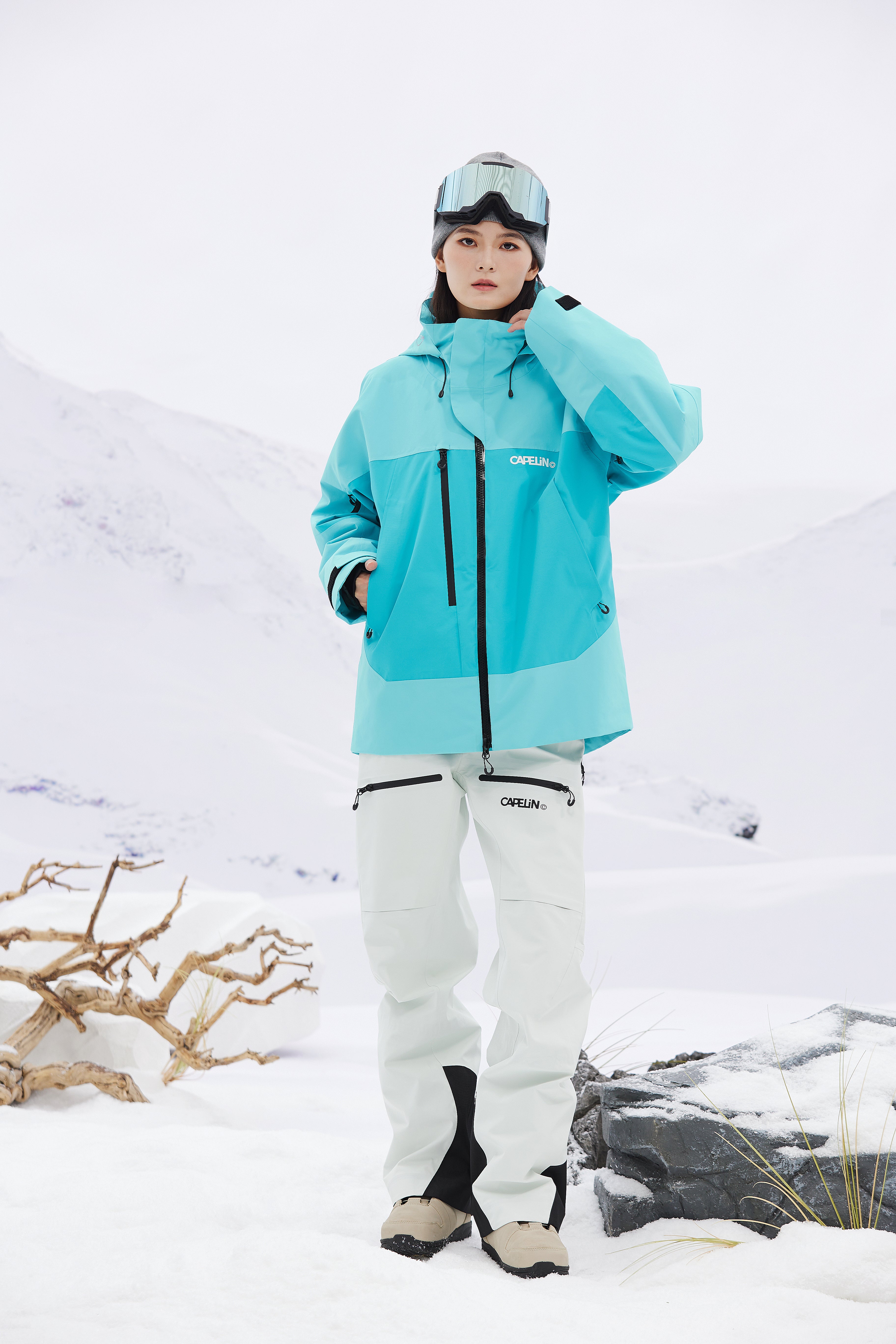 Men's Women's Baggy Ski Snowboard Jackets Waterproof