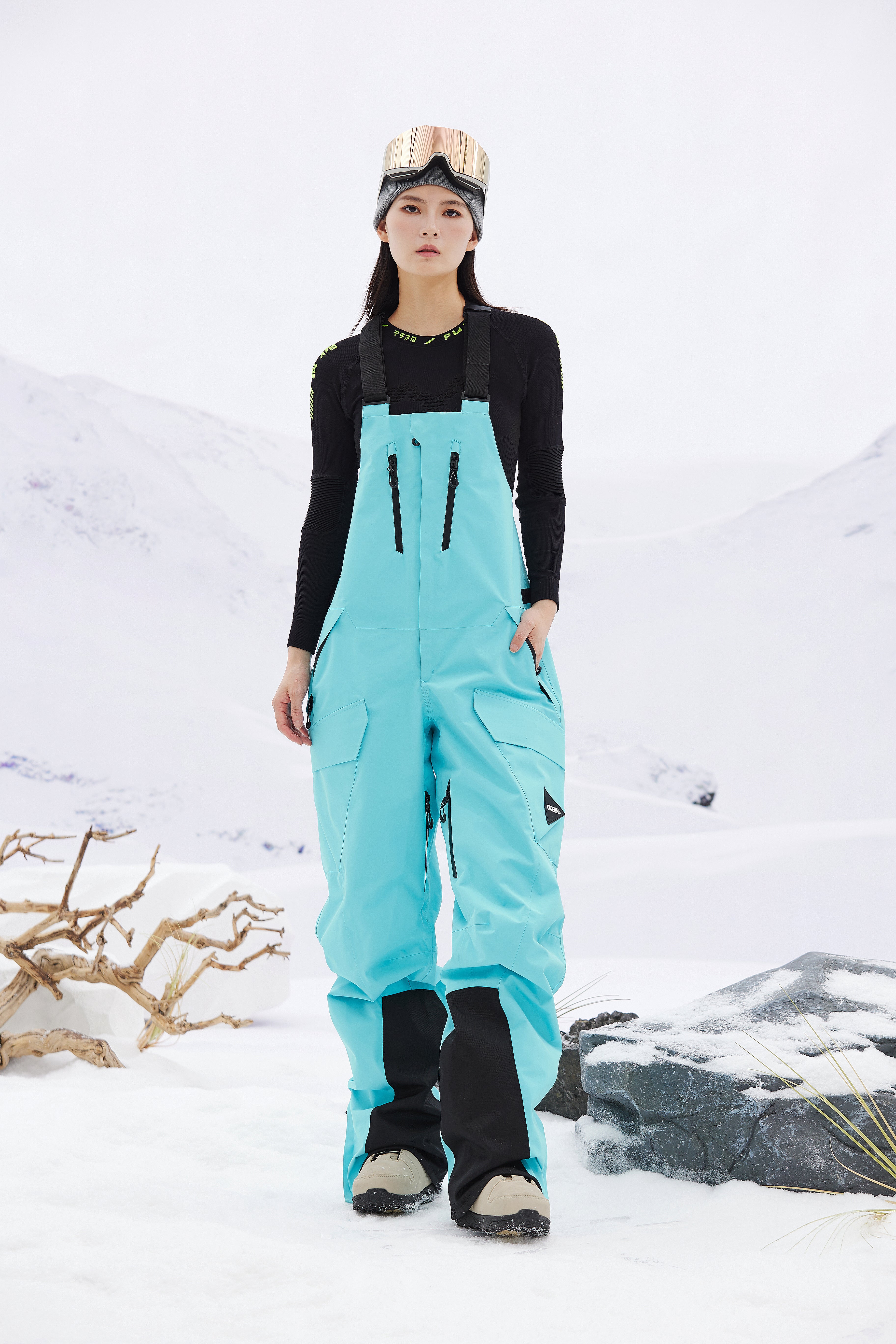 Saturn Unisex 3L Shell Snowboard Bib Pant – CAPELIN CREW