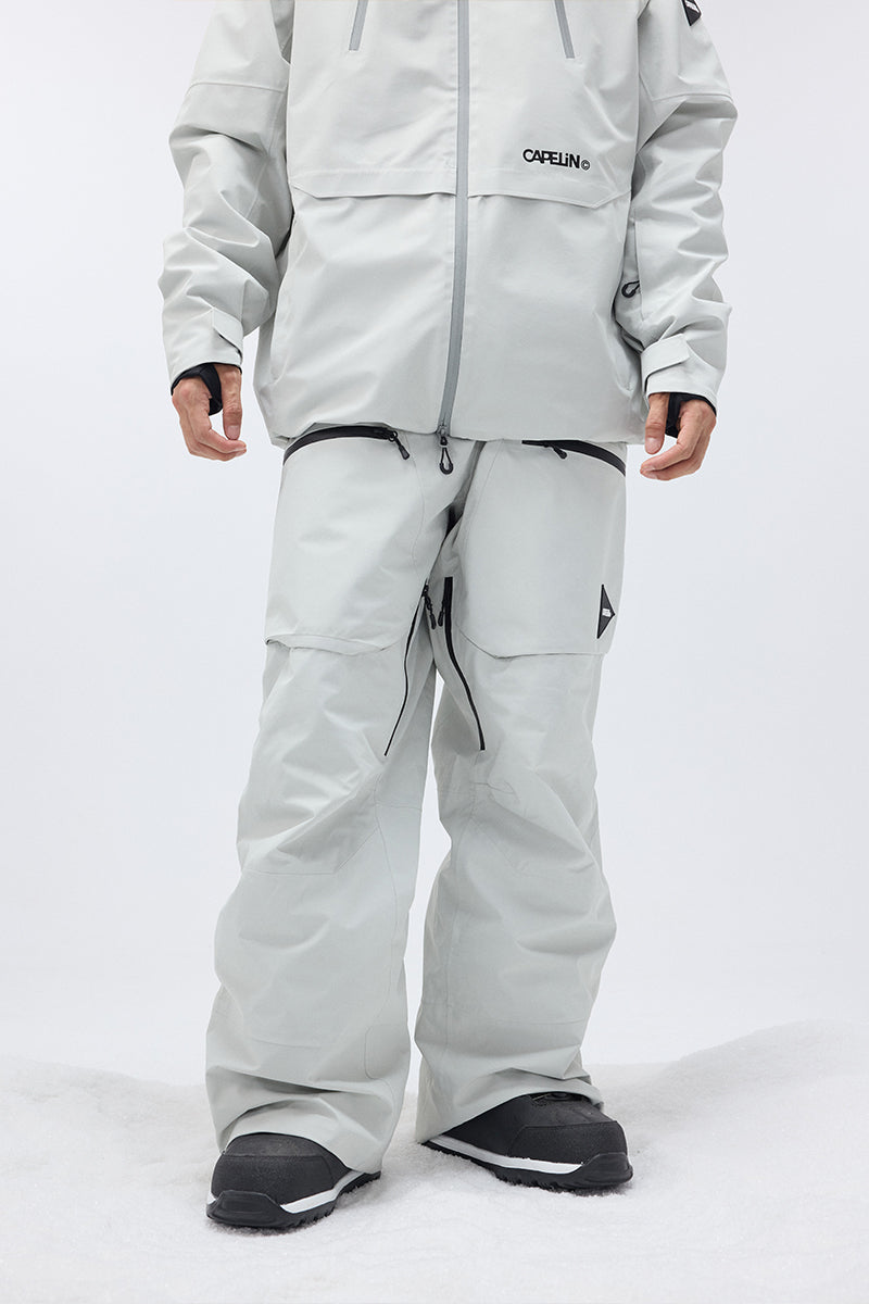 CAPELIN スノーボードオーバーオール ホワイト CAPELIN スノーボードオーバーオール ホワイト CAPELIN スノーボード