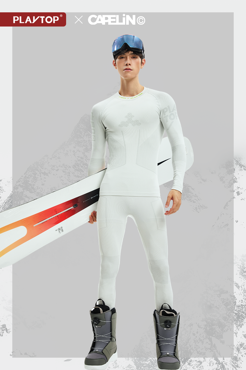 Volcanic Clay-Tech Heat-Trap Core Unisex Snowboarding & Ski Baselayer