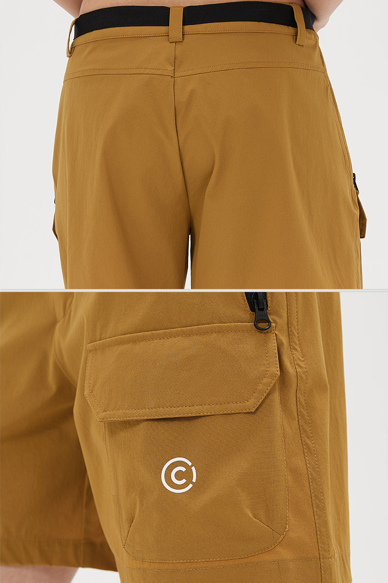 【Malbon Golf】Women’s Cargo Pocket Shorts Brown 85319605_250_alt2.jpg?sw=968&