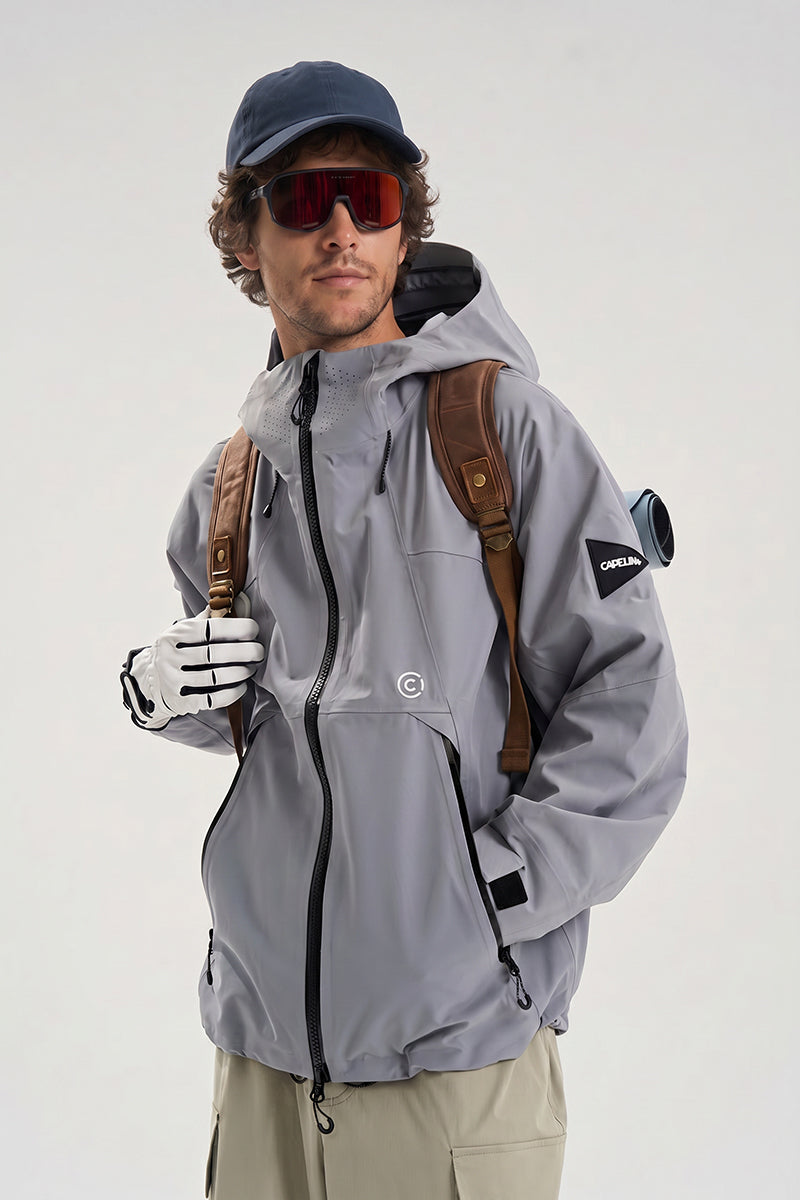 Climb Unisex 3L Shell Windbreaker Jacket