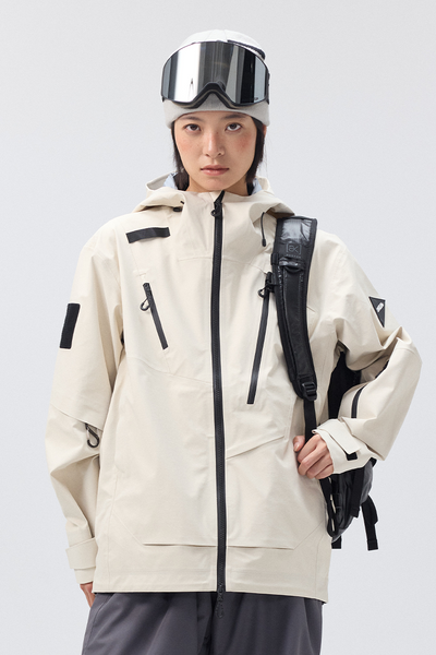 Alpha Unisex 3L Shell Snowboard Jacket – CAPELIN CREW