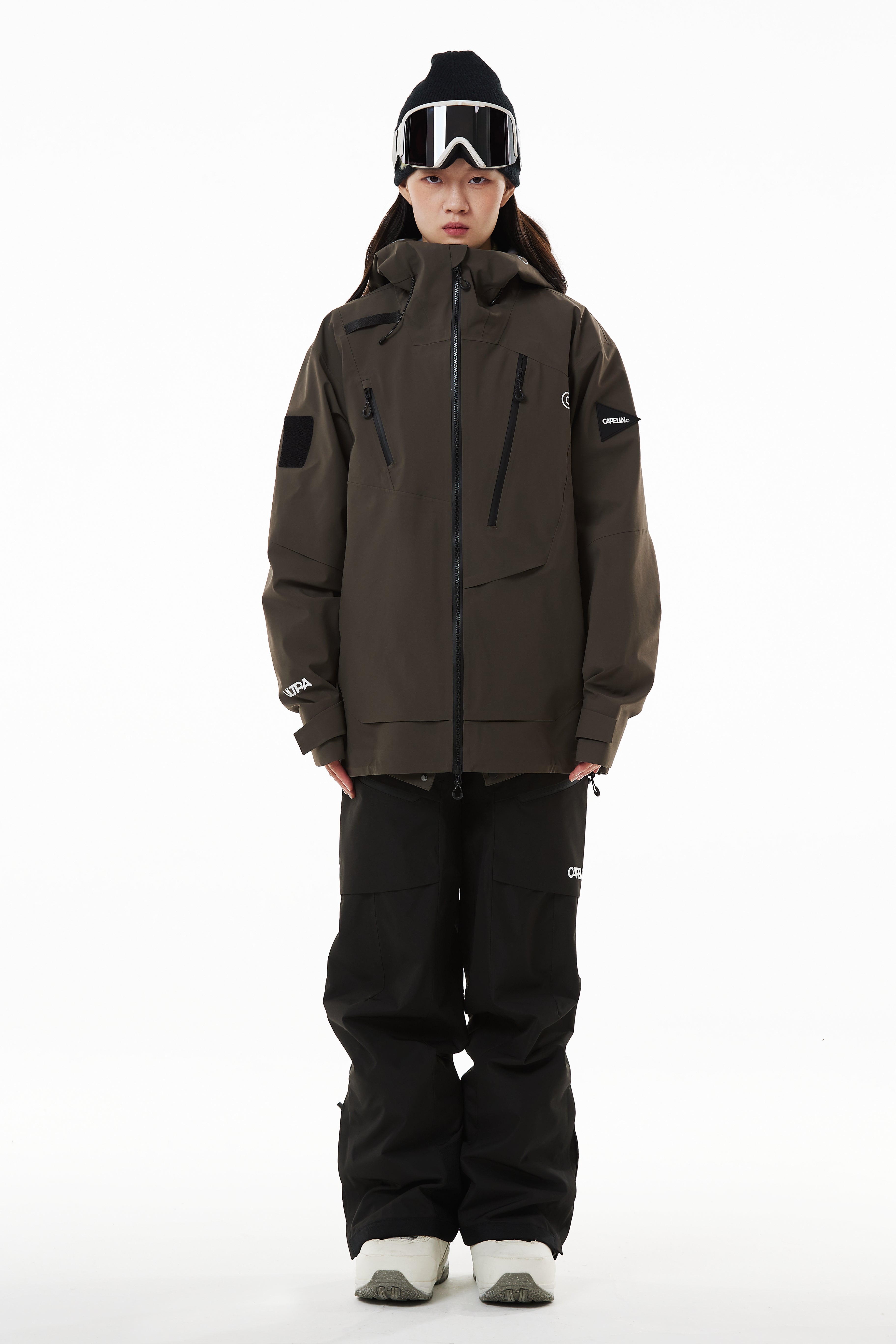 Alpha Unisex 3L Shell Snowboard Jacket | CAPELIN CREW