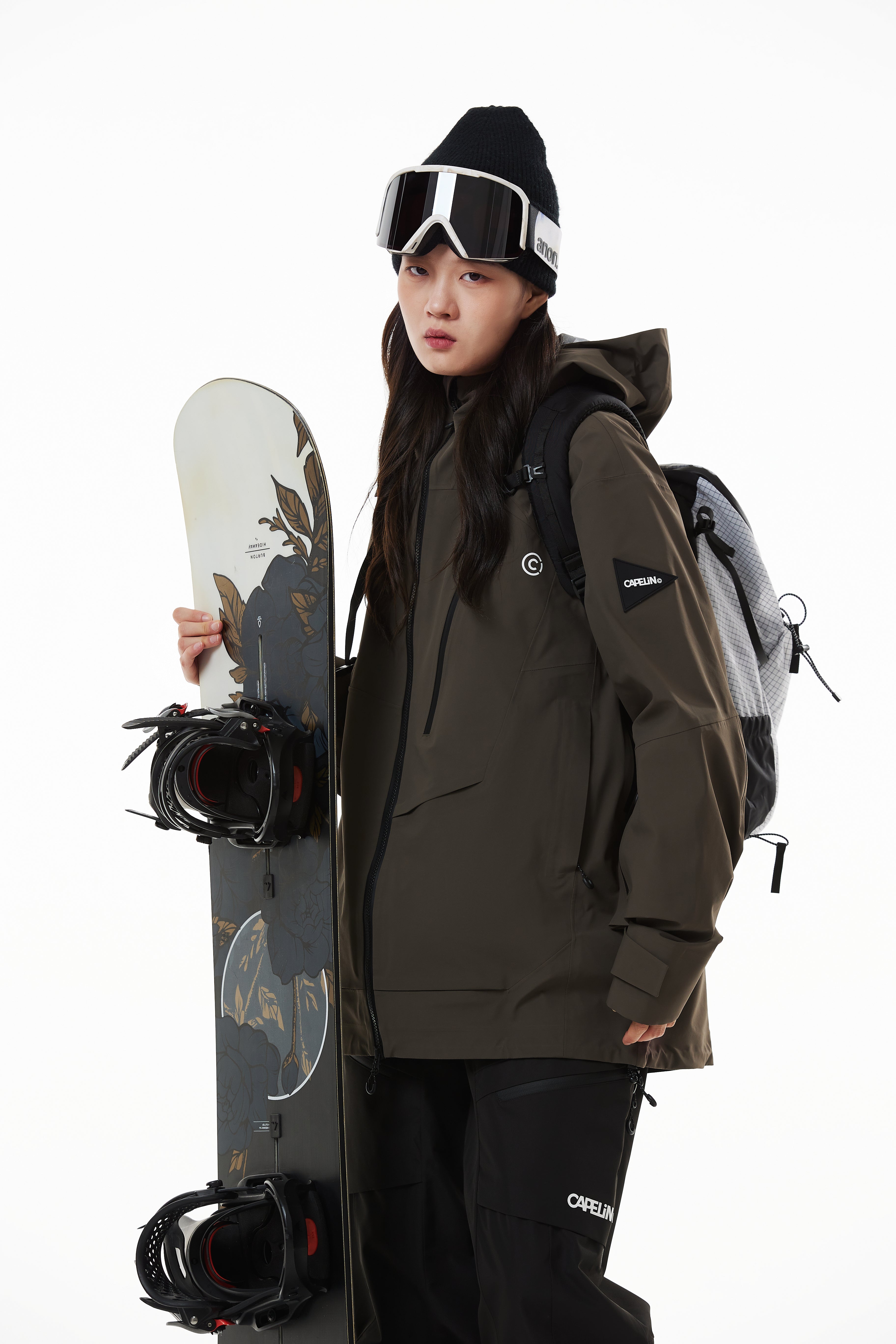 Alpha Unisex 3L Shell Snowboard Jacket | CAPELIN CREW