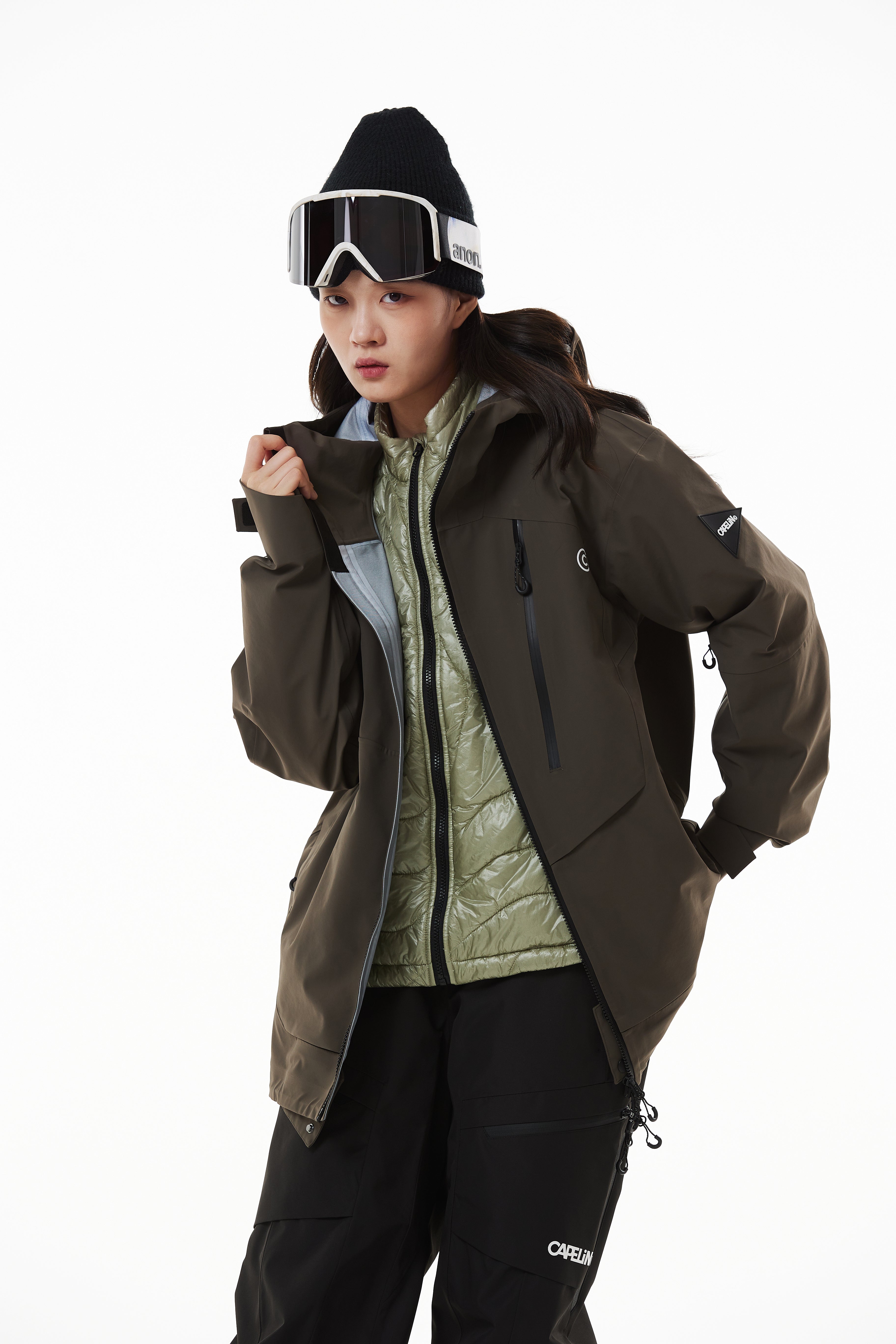 Alpha Unisex 3L Shell Snowboard Jacket | CAPELIN CREW