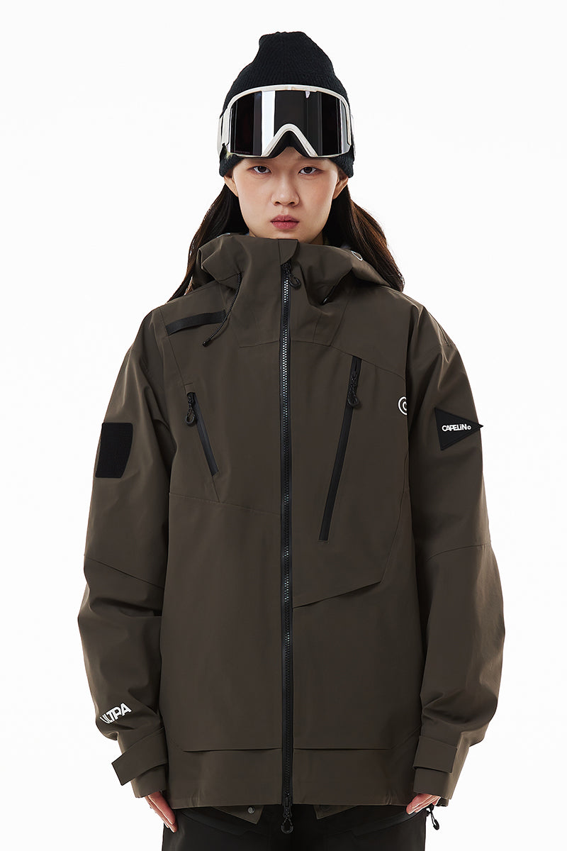 Alpha Unisex 3L Shell Snowboard Jacket