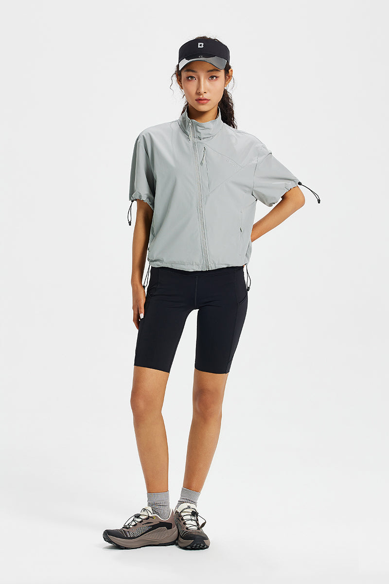 Loom Women's short sleeve Track Jacket – CAPELIN CREW