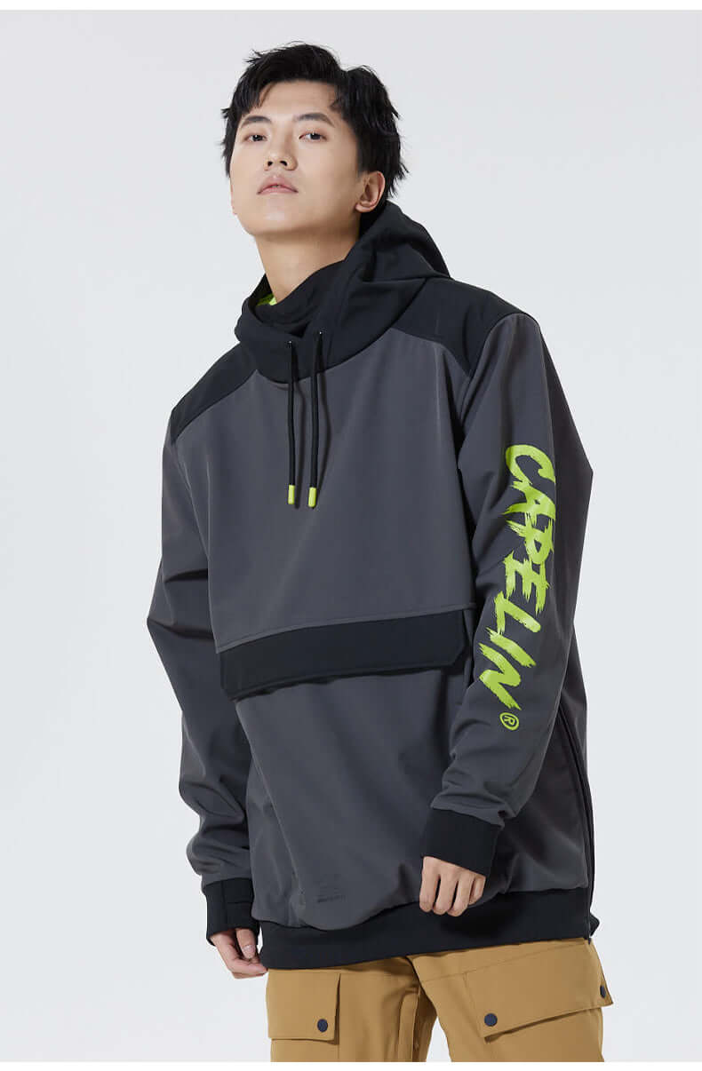 ウォーキング・ランニングウェア Charbon WOOL SPLASH DYE HOODIE Men's Eagle Pullover Hoodie - Black | Dixxon Flannel Co.