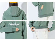 capelin crew W's Chartreuse Hoodie details