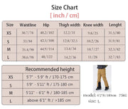 Abrasion Snowboarding Pants size chart