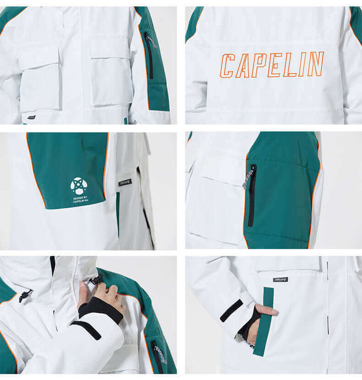 capelin crew Thirteen Snowboarding Jacket details